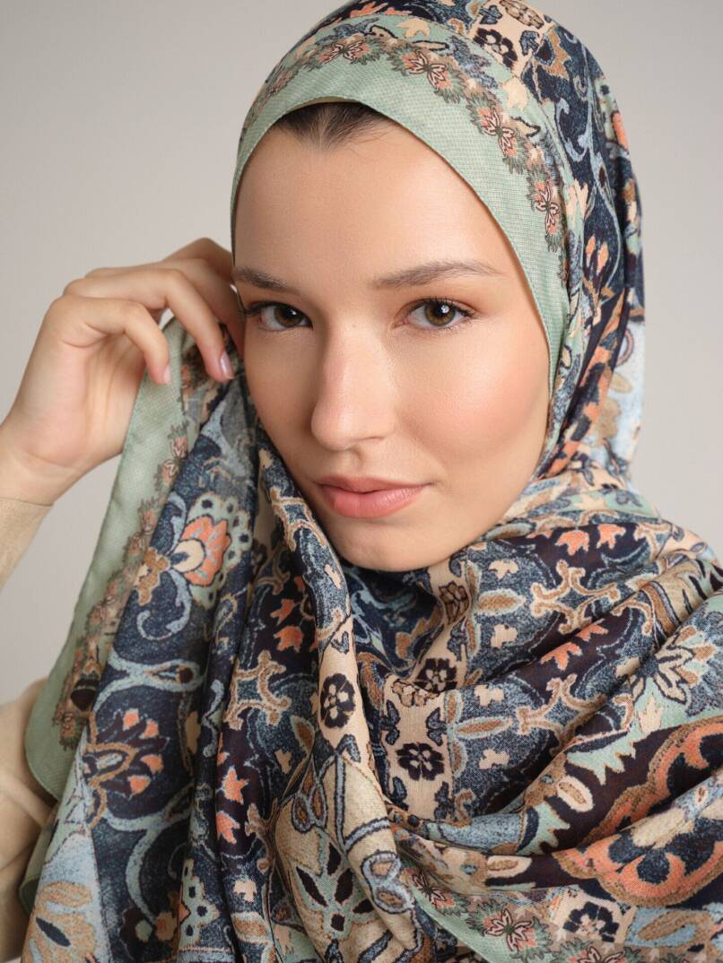 Kırkpare Koleksiyonu - Şadırvan Tek Taraf Şal - 2