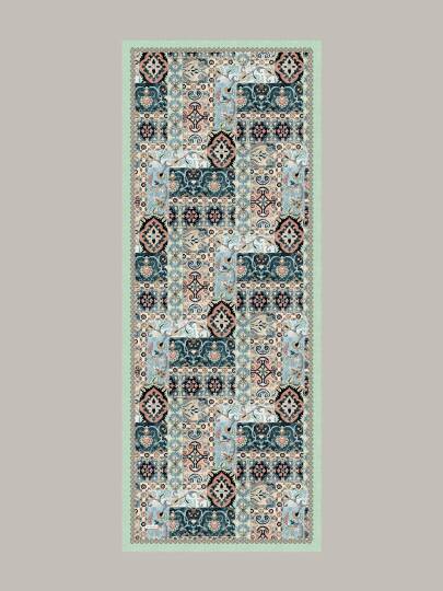 Kırkpare Koleksiyonu - Şadırvan Tek Taraf Şal - 5