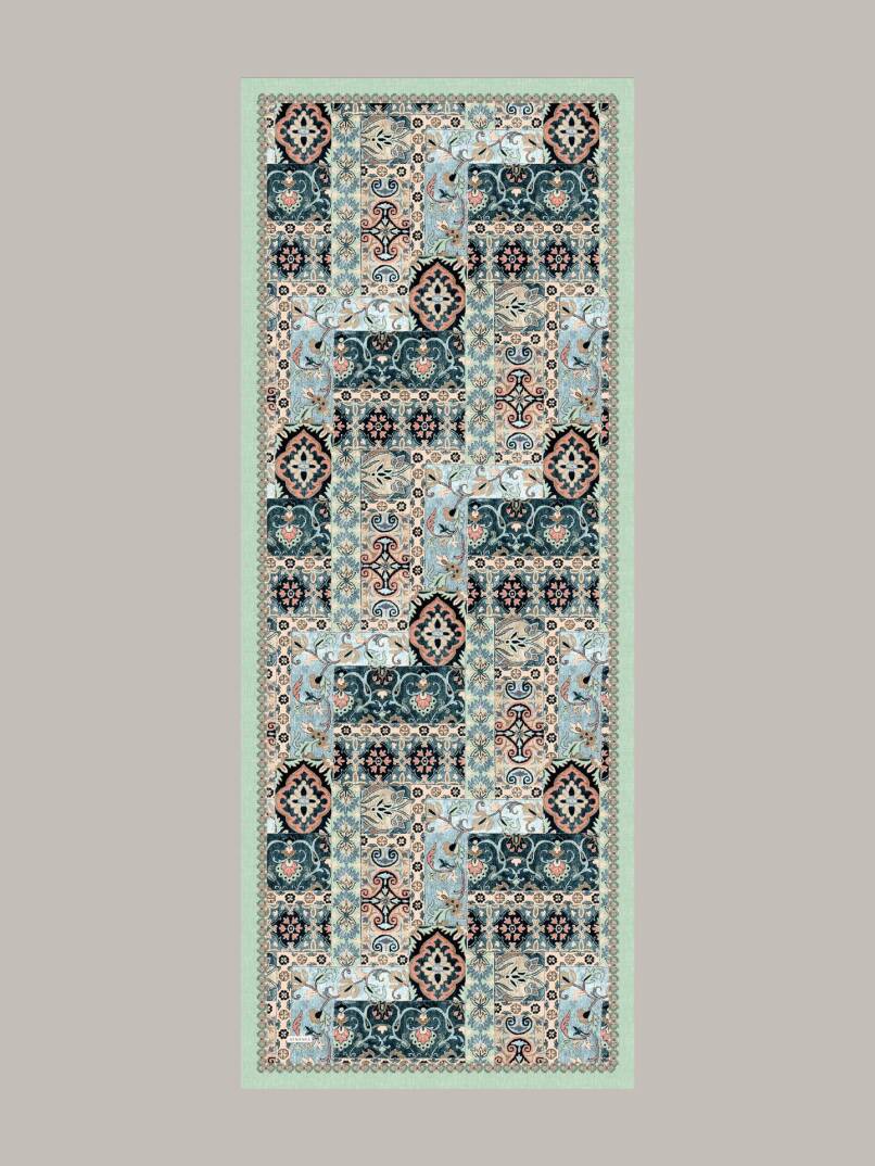 Kırkpare Koleksiyonu - Şadırvan Tek Taraf Şal - 5