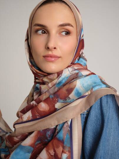 Kökbahar Koleksiyonu - Bakır Nehir Tek Taraf Şal - 4