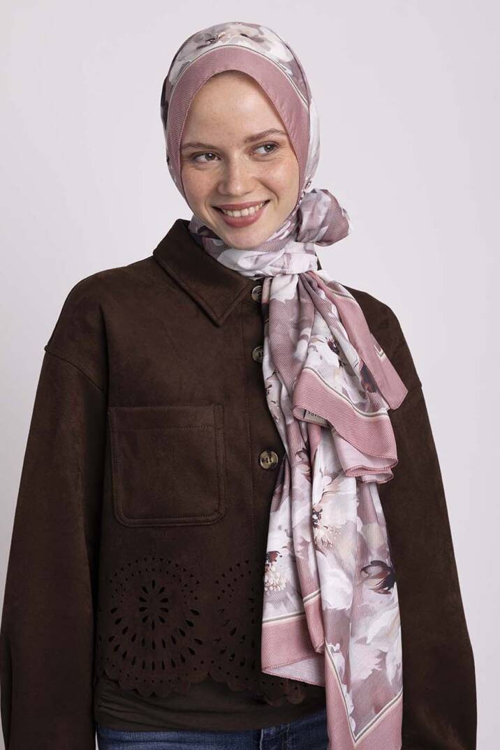 Mahperi  Koleksiyonu - Akşam Perdesi Tek Taraf Şal - 3