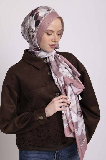 Mahperi  Koleksiyonu - Akşam Perdesi Tek Taraf Şal