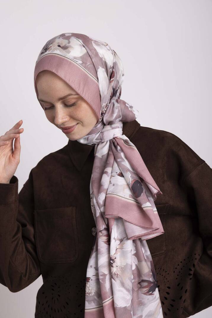 Mahperi  Koleksiyonu - Akşam Perdesi Tek Taraf Şal - 5