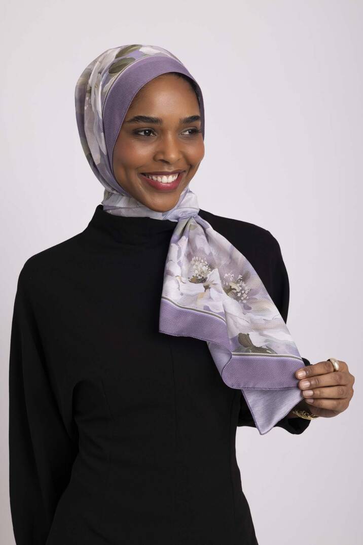 Mahperi  Koleksiyonu - Şebnem Avlu Tek Taraf Şal - 6