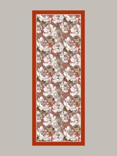 Mahperi  Koleksiyonu - Tuğla Revak Tek Taraf Şal - 8