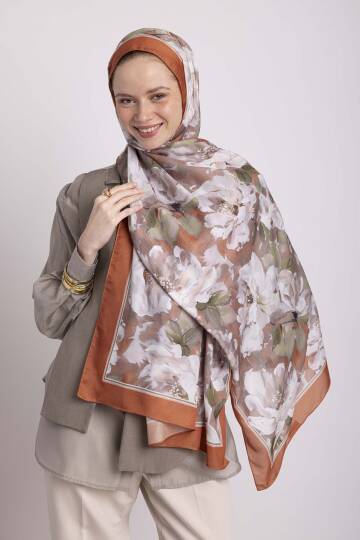 Mahperi  Koleksiyonu - Tuğla Revak Tek Taraf Şal - 7