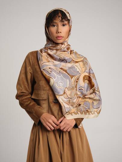 Mihrimah Koleksiyonu - Gün Dönümü Tek Taraf Şal