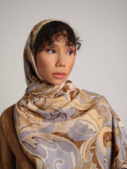Mihrimah Koleksiyonu - Gün Dönümü Tek Taraf Şal - 2
