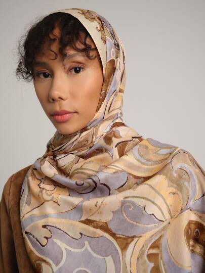 Mihrimah Koleksiyonu - Gün Dönümü Tek Taraf Şal - 4