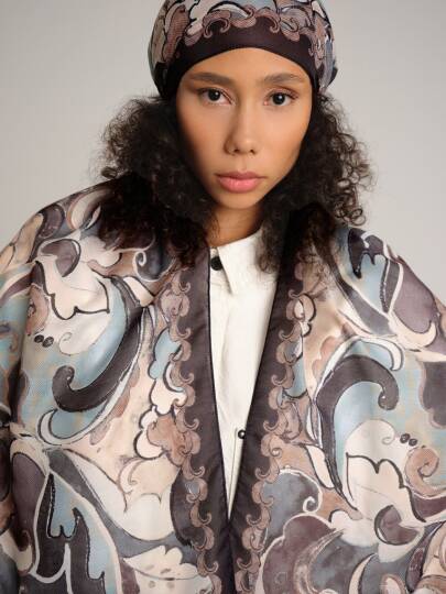 Mihrimah Koleksiyonu - Haliç Gecesi Tek Taraf Şal - 4