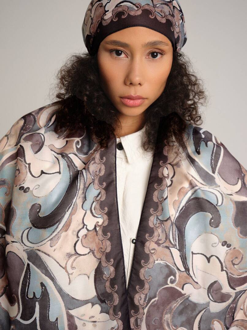 Mihrimah Koleksiyonu - Haliç Gecesi Tek Taraf Şal - 4