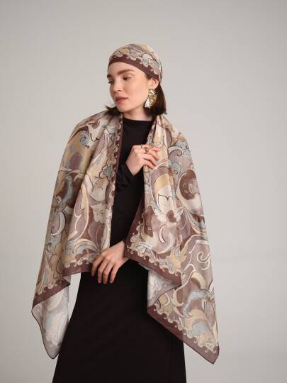 Mihrimah Koleksiyonu - Sedef Sütun Tek Taraf Şal