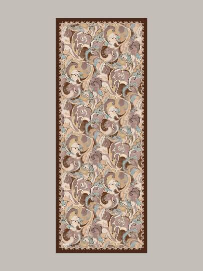 Mihrimah Koleksiyonu - Sedef Sütun Tek Taraf Şal - 5