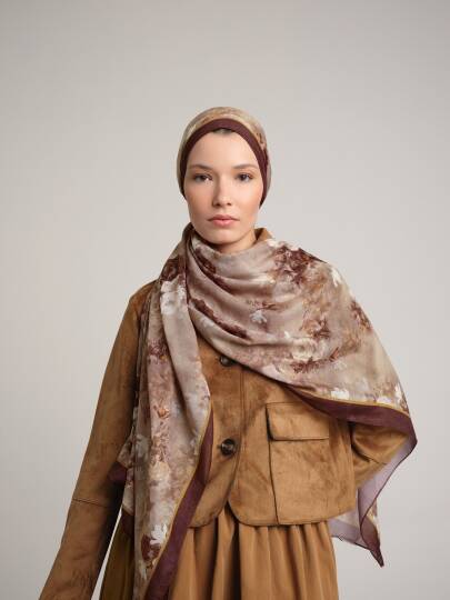Mühr-i Gül Koleksiyonu - Kına Mührü Tek Taraf Şal