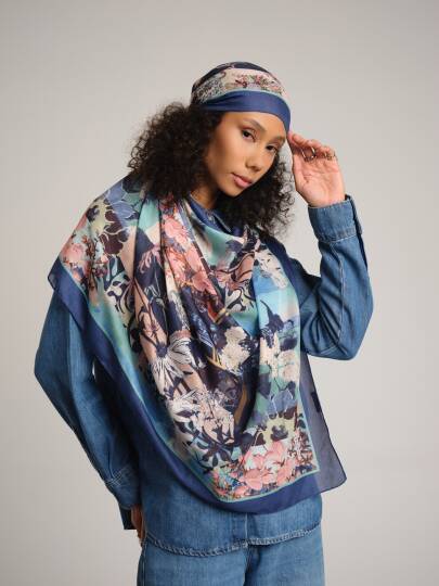 Nakkaş Avlusu Koleksiyonu - Haliç Meltemi Tek Taraf Şal