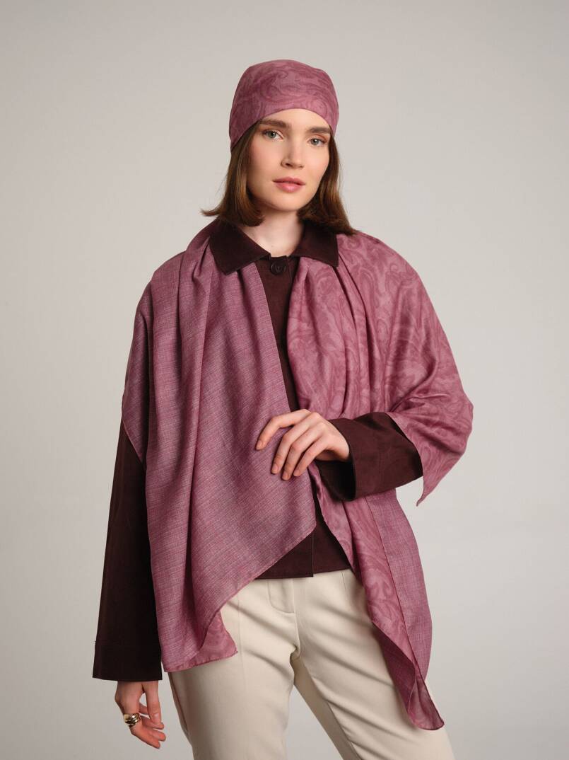 Nakkaşhâne Koleksiyonu - Gülâbî Hâtem Çift Taraf Şal - 4