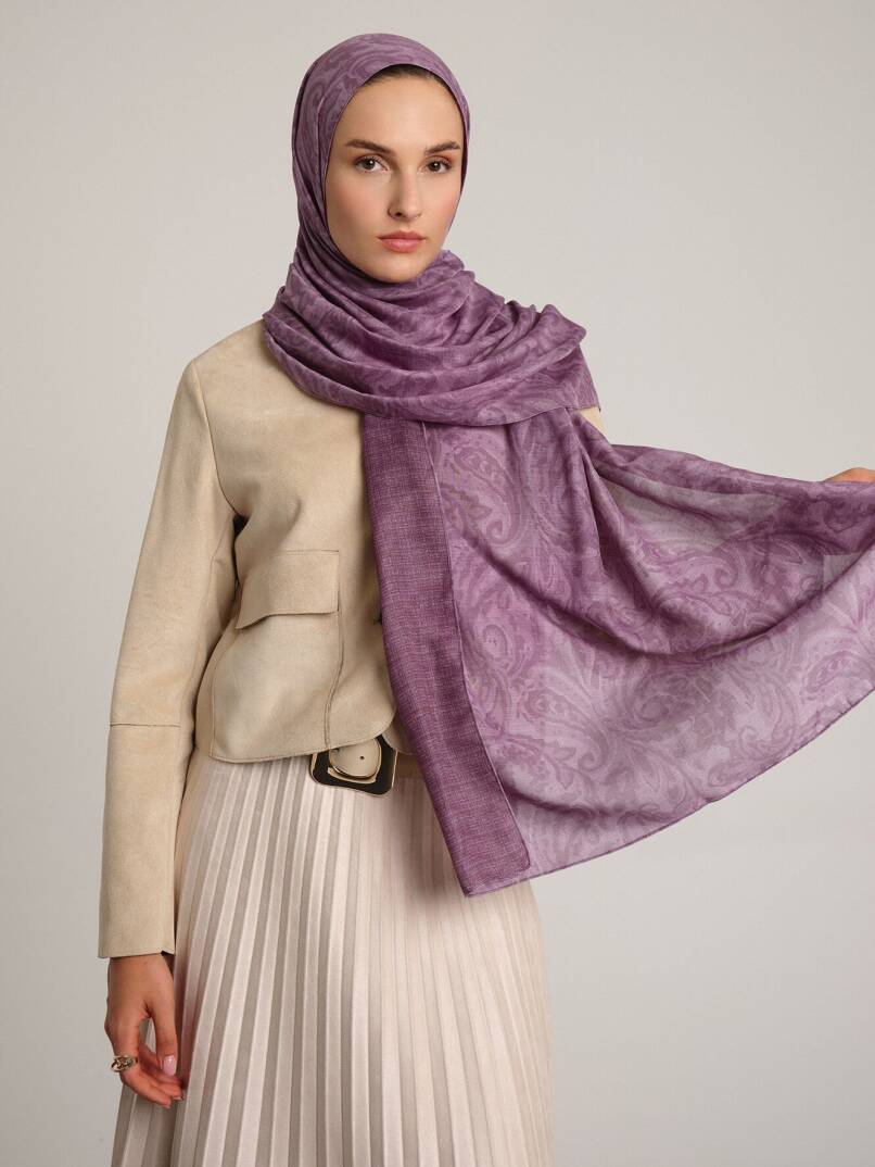 Nakkaşhâne Koleksiyonu - Leylâkî İnay Çift Taraf Şal - 1