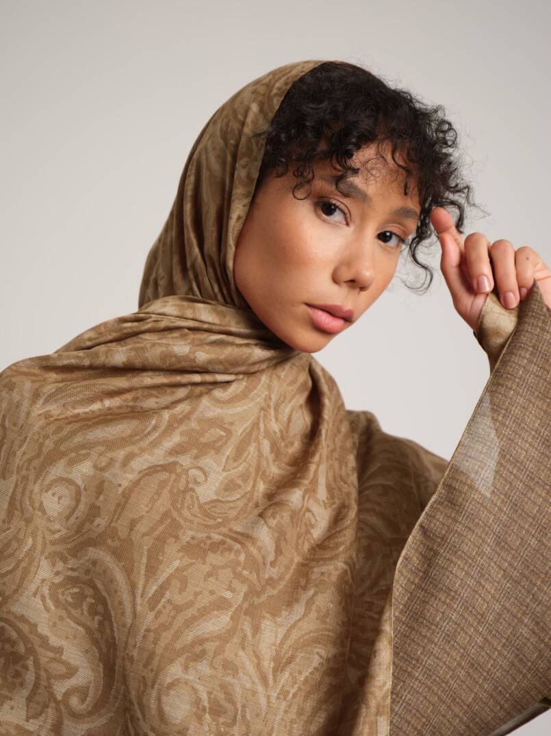 Nakkaşhâne Koleksiyonu - Şafak Çift Taraf Şal - 1