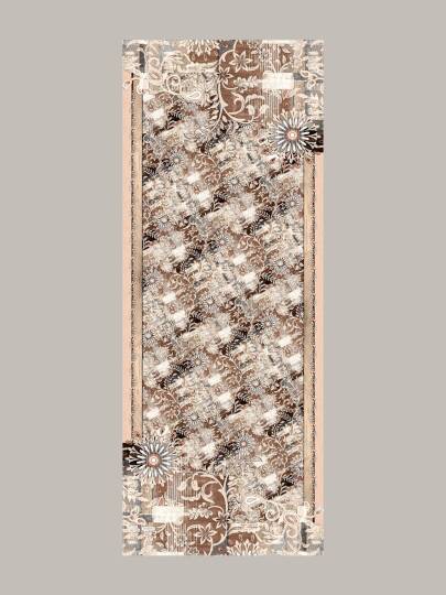 Nakkaşın Mührü Koleksiyonu - Keten Sayfa Tek Taraf Şal - 7