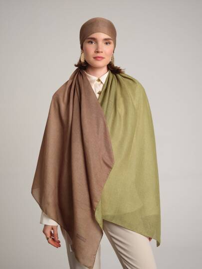 Nazenin Koleksiyonu - Adaçayı Büyüsü Çift Taraf Şal - 3