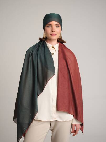 Nazenin Koleksiyonu - Tan Çift Taraf Şal