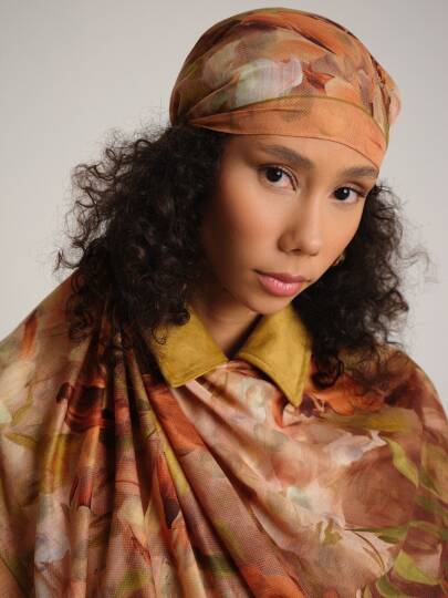 Nevbahar Koleksiyonu - Öğle Çift Taraf Şal - 2