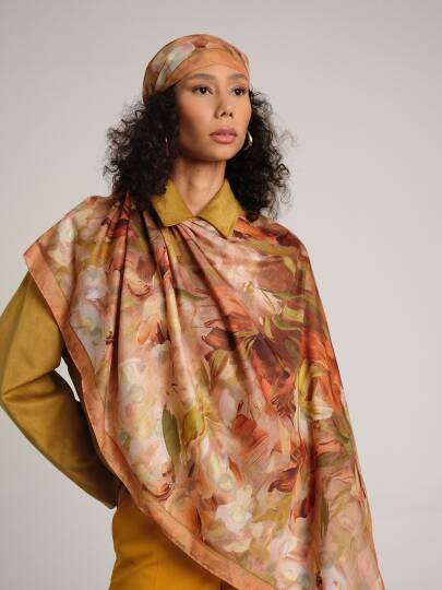 Nevbahar Koleksiyonu - Öğle Çift Taraf Şal - 3