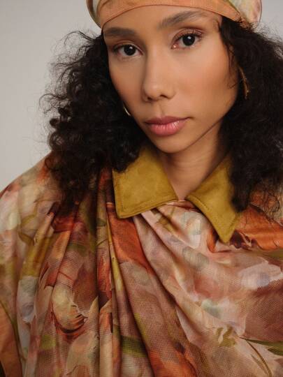 Nevbahar Koleksiyonu - Öğle Çift Taraf Şal - 4