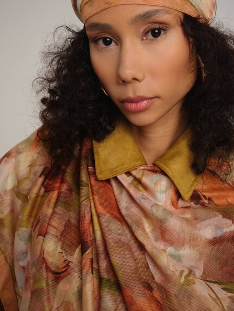 Nevbahar Koleksiyonu - Öğle Çift Taraf Şal - 4