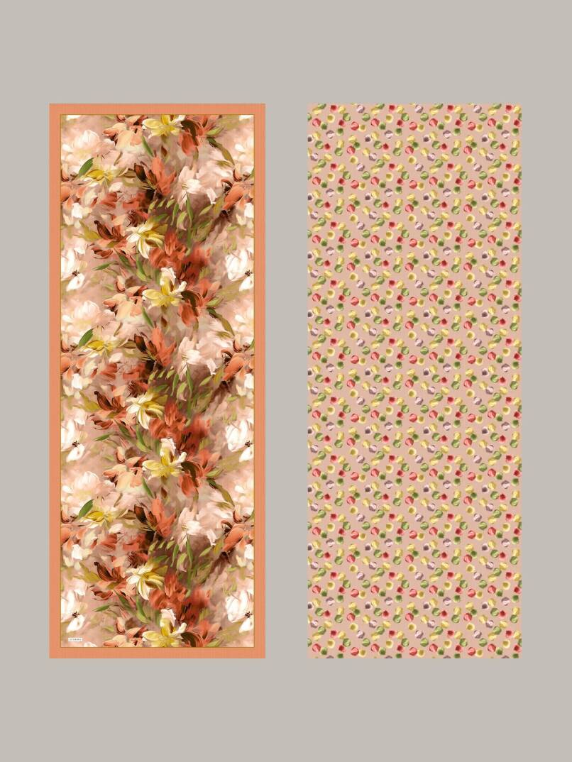 Nevbahar Koleksiyonu - Öğle Çift Taraf Şal - 5