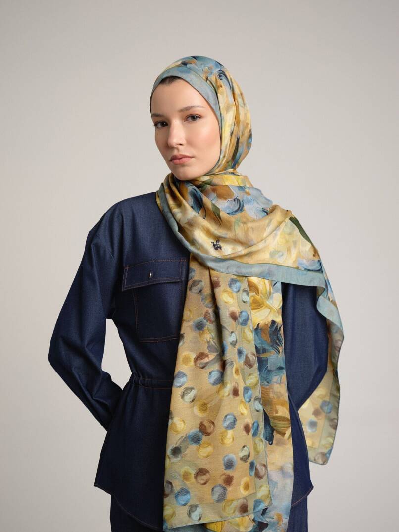 Nevbahar Koleksiyonu - Poyraz Çift Taraf Şal - 1