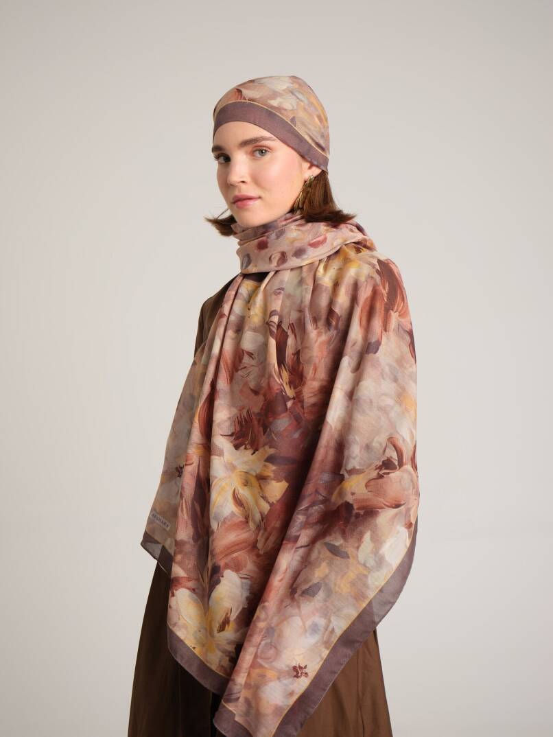 Nevbahar Koleksiyonu - Revak Sükûnu Çift Taraf Şal - 1