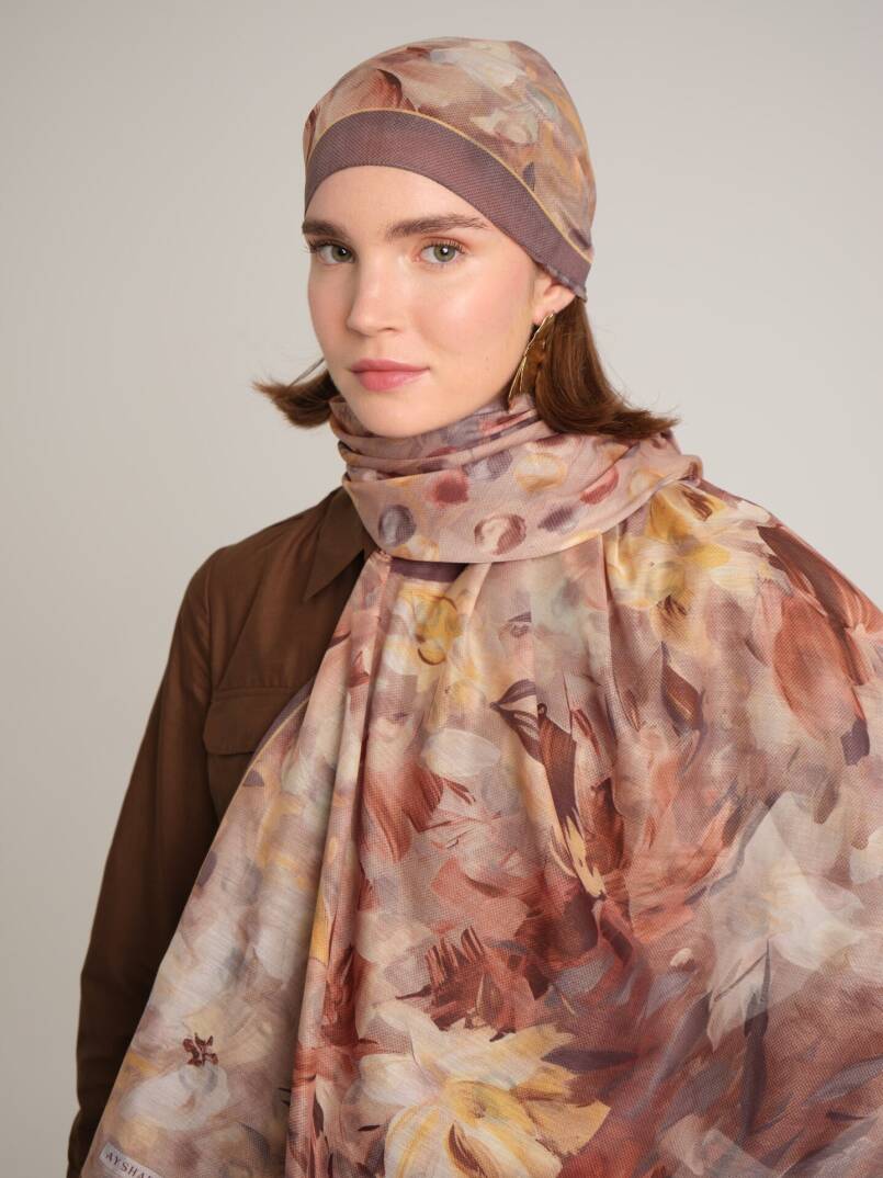 Nevbahar Koleksiyonu - Revak Sükûnu Çift Taraf Şal - 4