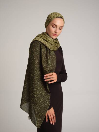 Peleng Koleksiyonu - Filiz Çift Taraf Şal - 3