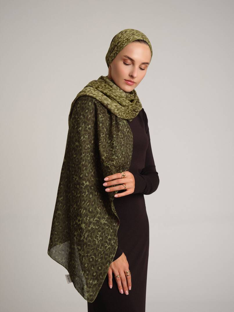 Peleng Koleksiyonu - Filiz Çift Taraf Şal - 3