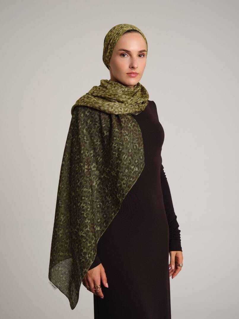 Peleng Koleksiyonu - Filiz Çift Taraf Şal - 4