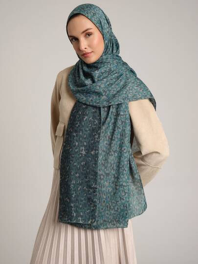 Peleng Koleksiyonu - Gökçe Su Çift Taraf Şal
