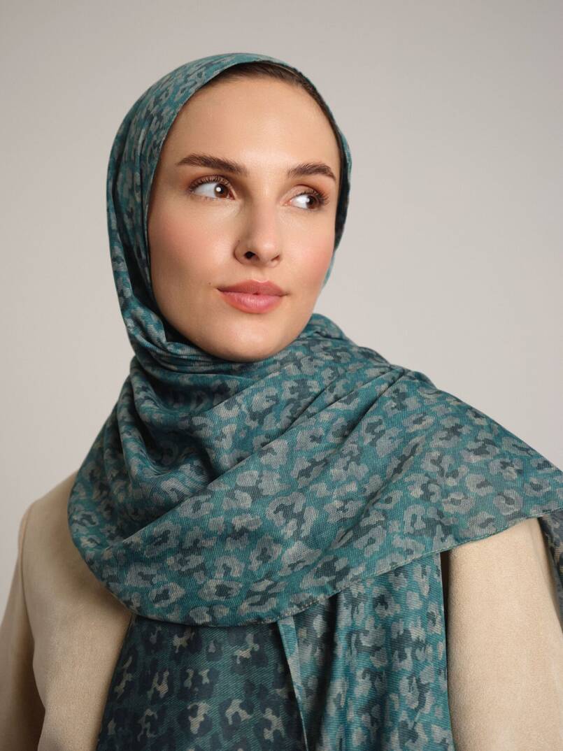 Peleng Koleksiyonu - Gökçe Su Çift Taraf Şal - 4