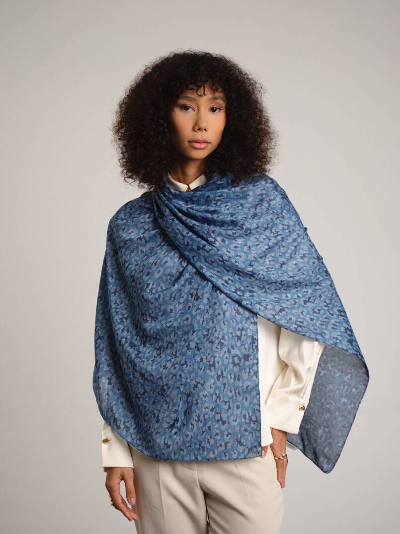 Peleng Koleksiyonu - Gökdamla Çift Taraf Şal - 3