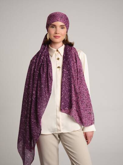Peleng Koleksiyonu - Şahgül Çift Taraf Şal - 5