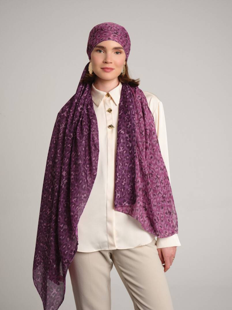 Peleng Koleksiyonu - Şahgül Çift Taraf Şal - 5