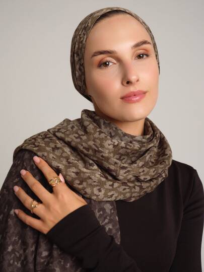 Peleng Koleksiyonu - Serin Toprak Çift Taraf Şal