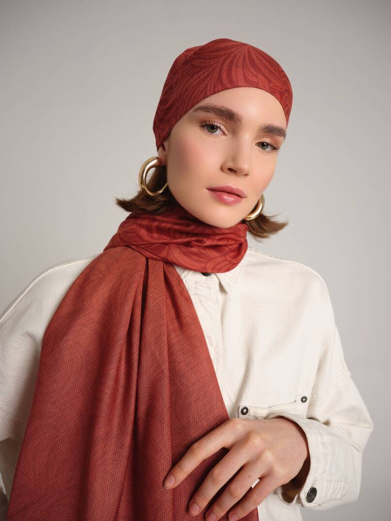 Rûmî Sema Koleksiyonu - Ateşin Ritmi Çift Taraf Şal - 2