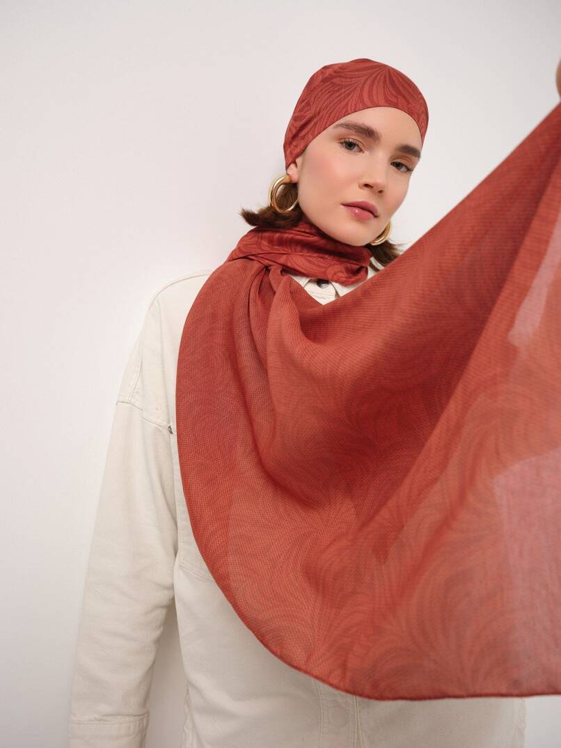 Rûmî Sema Koleksiyonu - Ateşin Ritmi Çift Taraf Şal - 4