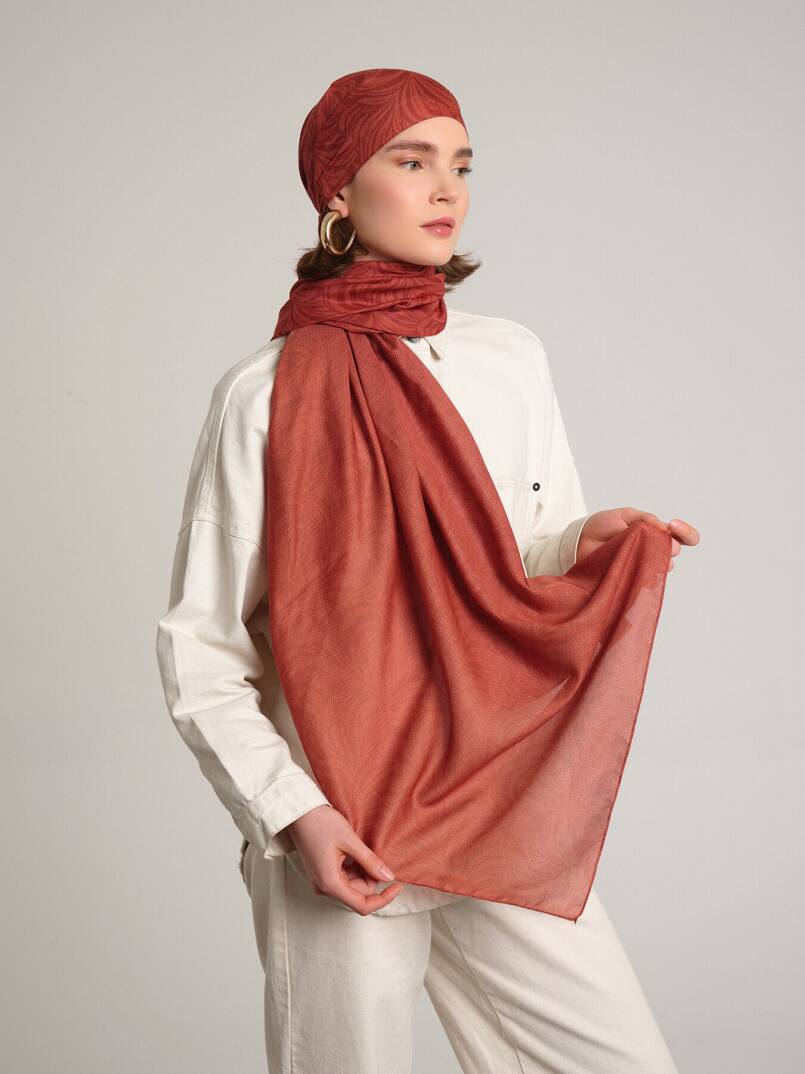 Rûmî Sema Koleksiyonu - Ateşin Ritmi Çift Taraf Şal - 6