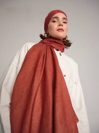 Rûmî Sema Koleksiyonu - Ateşin Ritmi Çift Taraf Şal - 7