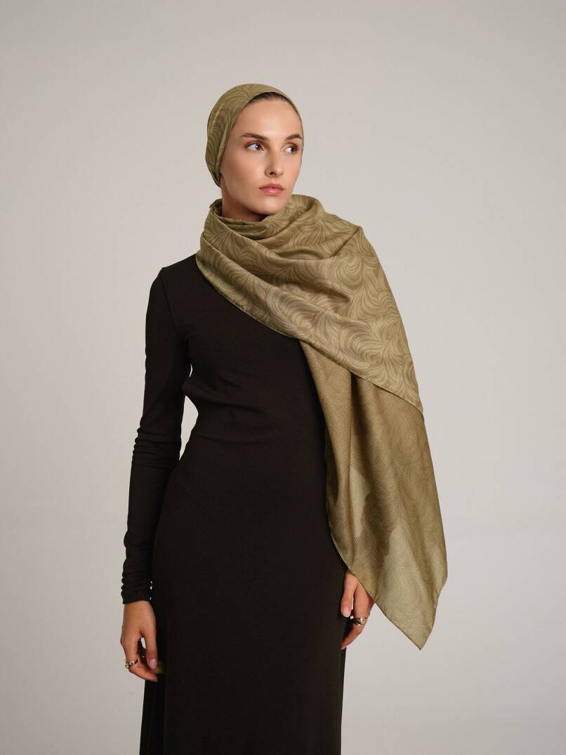 Rûmî Sema Koleksiyonu - Güneş Yansıması Çift Taraf Şal - 1