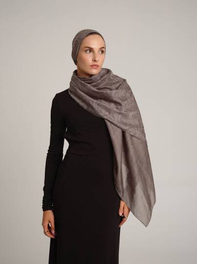 Rûmî Sema Koleksiyonu - Kumral Sükût Çift Taraf Şal