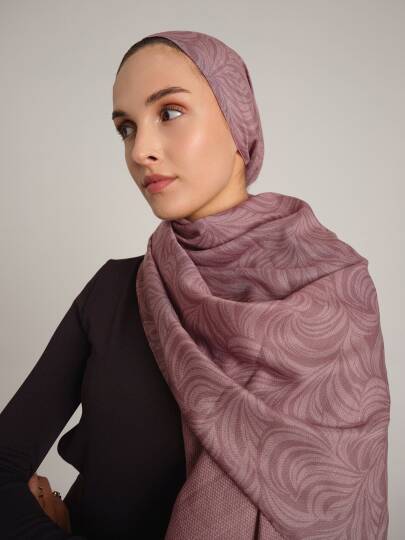 Rûmî Sema Koleksiyonu - Leylak Pusu Çift Taraf Şal