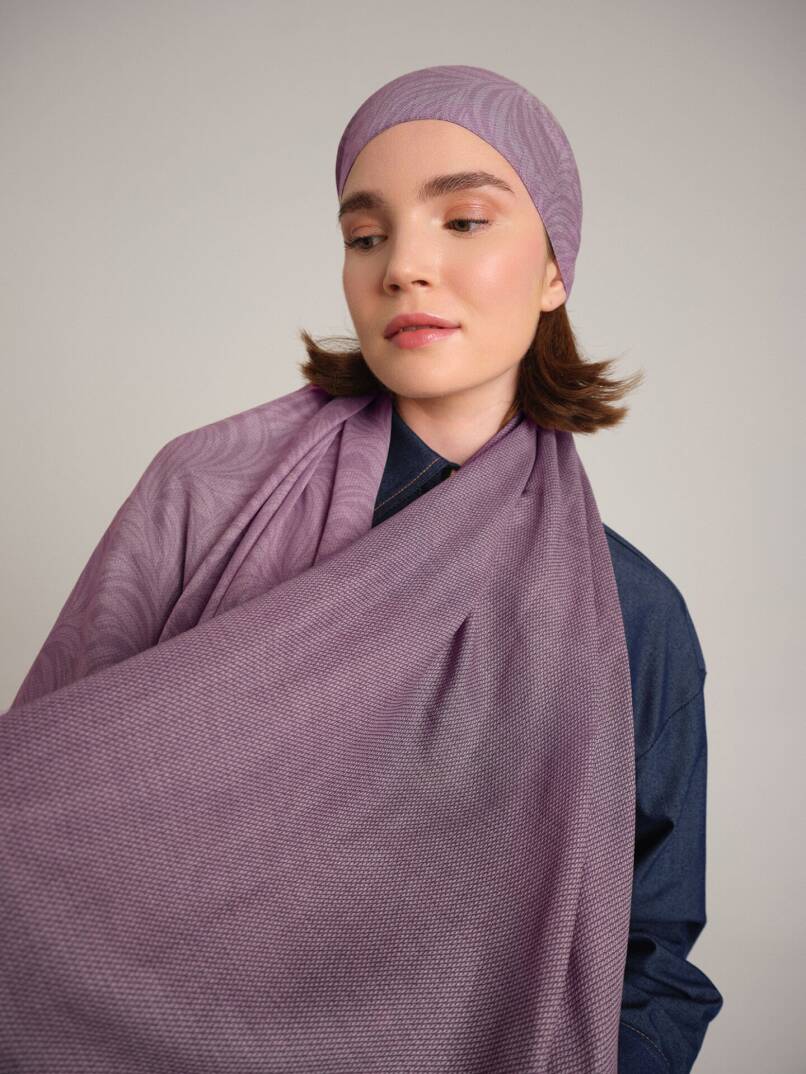 Rûmî Sema Koleksiyonu - Pembe Rüya Çift Taraf Şal - 1